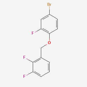 1-((4-Bromo-2-fluorophenoxy)methyl)-2,3-difluorobenzene