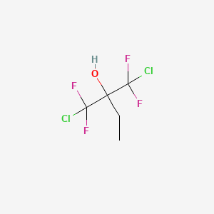 1-Chloro-2-[chloro(difluoro)methyl]-1,1-difluorobutan-2-ol