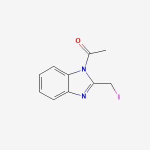 1-[2-(Iodomethyl)-1h-benzimidazol-1-yl]ethanone