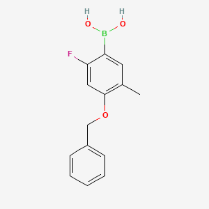 (4-(Benzyloxy)-2-fluoro-5-methylphenyl)boronic acid