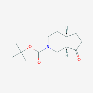 tert-Butyl (4aS,7aS)-7-oxooctahydro-2H-cyclopenta[c]pyridine-2-carboxylate