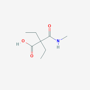 2-Ethyl-2-(methylcarbamoyl)butanoic acid