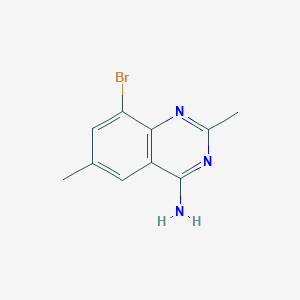 8-Bromo-2,6-dimethylquinazolin-4-amine