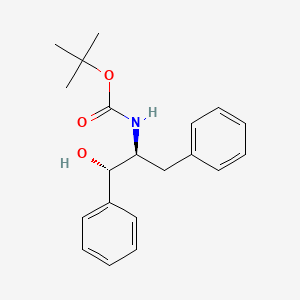 molecular formula C20H25NO3 B15379813 Tert-butyl ((1S,2S)-1-hydroxy-1,3-diphenylpropan-2-YL)carbamate 