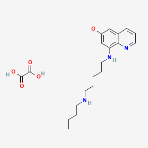 N-Butyl-N-(6-methoxyquinolin-8-YL)pentane-1,5-diamine