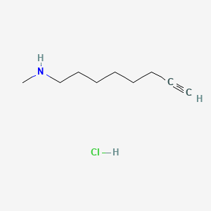 molecular formula C9H18ClN B15379836 Methyl-oct-7-ynyl-amine hydrochloride 