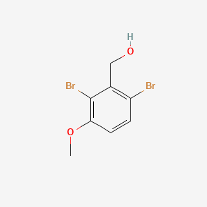 molecular formula C8H8Br2O2 B15379851 (2,6-Dibromo-3-methoxyphenyl)methanol 