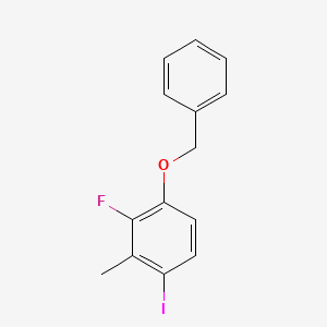 1-(Benzyloxy)-2-fluoro-4-iodo-3-methylbenzene