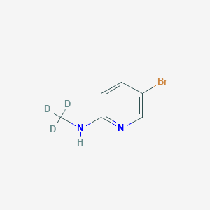 3-Bromo-6-(methylamino-d3)-pyridine