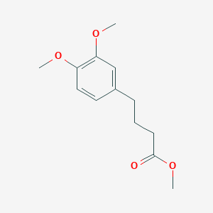 molecular formula C13H18O4 B15379979 Methyl 4-(3,4-dimethoxyphenyl)butanoate CAS No. 51686-49-8