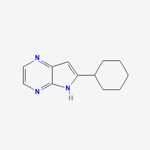 6-cyclohexyl-5H-pyrrolo[2,3-b]pyrazine