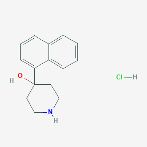 4-Hydroxy-4-(1-naphthyl)piperidine HCl