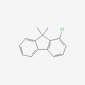 molecular formula C15H13Cl B15380038 1-Chloro-9,9-dimethyl-9H-fluorene 