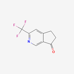 3-(Trifluoromethyl)-5H-cyclopenta[c]pyridin-7(6H)-one