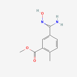 Methyl 5-(N-hydroxycarbamimidoyl)-2-methylbenzoate