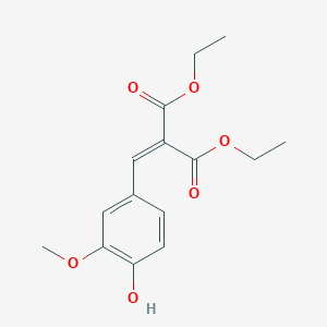 Diethyl [(4-hydroxy-3-methoxyphenyl)methylidene]propanedioate