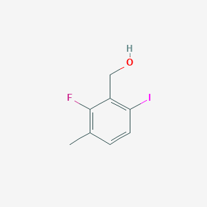 (2-Fluoro-6-iodo-3-methylphenyl)methanol