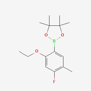 2-(2-Ethoxy-4-fluoro-5-methylphenyl)-4,4,5,5-tetramethyl-1,3,2-dioxaborolane