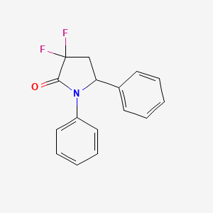 3,3-Difluoro-1,5-diphenylpyrrolidin-2-one