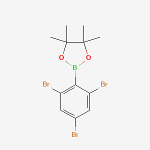 4,4,5,5-Tetramethyl-2-(2,4,6-tribromophenyl)-1,3,2-dioxaborolane