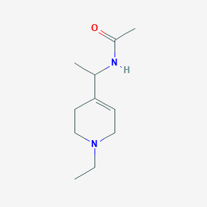 1-Ethyl-1,2,3,6-tetrahydro-4-[1-acetamidoethyl]pyridine