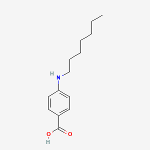 molecular formula C14H21NO2 B15380298 4-(Heptylamino)benzoic acid CAS No. 75681-61-7