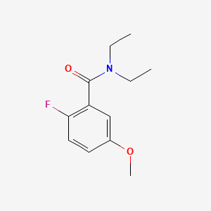 N,N-diethyl-2-fluoro-5-methoxybenzamide