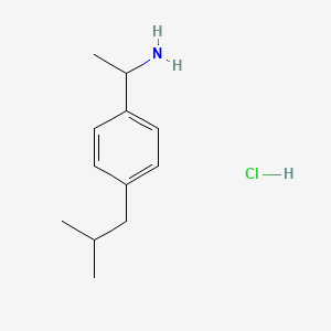 molecular formula C12H20ClN B15380358 1-(4-Isobutylphenyl)ethanamine hydrochloride 