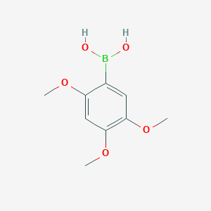 molecular formula C9H13BO5 B15380365 (2,4,5-trimethoxyphenyl)boronic Acid 