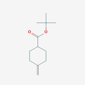 molecular formula C12H20O2 B15380378 Tert-butyl 4-methylenecyclohexane-1-carboxylate 