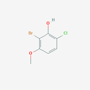 2-Bromo-6-chloro-3-methoxyphenol