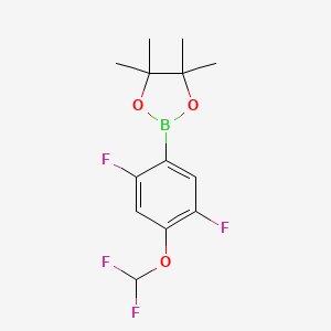 2-(4-(Difluoromethoxy)-2,5-difluorophenyl)-4,4,5,5-tetramethyl-1,3,2-dioxaborolane