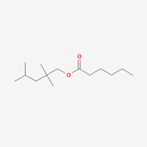 molecular formula C14H28O2 B15380456 2,2,4-Trimethylpentyl hexanoate CAS No. 29811-48-1