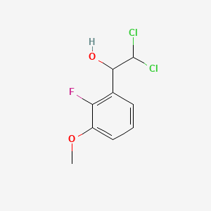 2,2-Dichloro-1-(2-fluoro-3-methoxyphenyl)ethanol