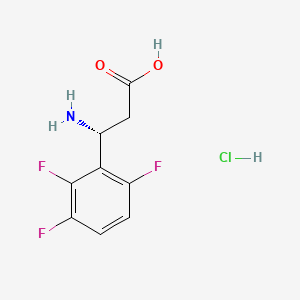 (R)-3-Amino-3-(2,3,6-trifluorophenyl)propanoic acid hydrochloride