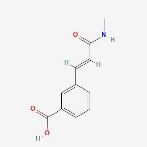 (E)-3-[3-(Methylamino)-3-oxo-1-propenyl]benzoic Acid