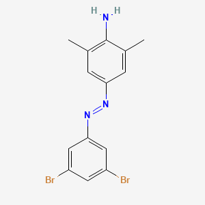 4-[(3,5-Dibromophenyl)diazenyl]-2,6-dimethylaniline