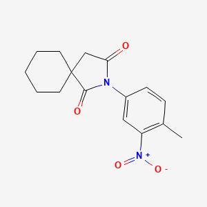 2-(4-Methyl-3-nitrophenyl)-2-azaspiro[4.5]decane-1,3-dione