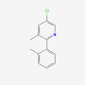 5-Chloro-3-methyl-2-(o-tolyl)pyridine