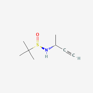 (R)-N-((R)-but-3-yn-2-yl)-2-methylpropane-2-sulfinamide