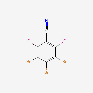 molecular formula C7Br3F2N B15380738 3,4,5-Tribromo-2,6-difluorobenzonitrile 