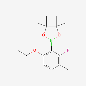 2-(6-Ethoxy-2-fluoro-3-methylphenyl)-4,4,5,5-tetramethyl-1,3,2-dioxaborolane