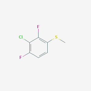 (3-Chloro-2,4-difluorophenyl)(methyl)sulfane