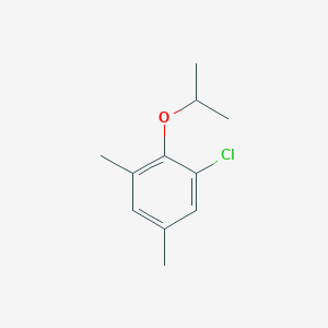 molecular formula C11H15ClO B15380899 1-Chloro-2-isopropoxy-3,5-dimethylbenzene 