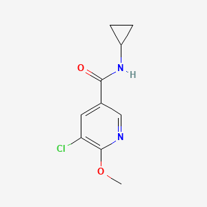 5-Chloro-N-cyclopropyl-6-methoxynicotinamide