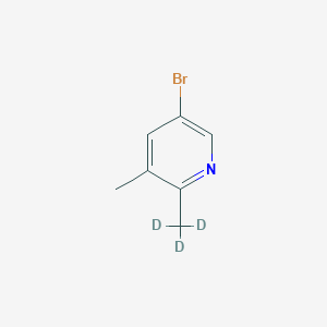 3-Bromo-5-methyl-6-(methyl-d3)-pyridine