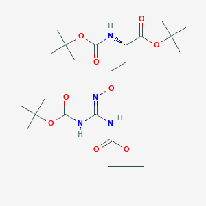 tert-Butyl (S)-2-(Boc-amino)-4-[(2,3-Di-Boc-guanidino)oxy]butanoate