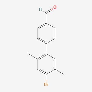 4'-Bromo-2',5'-dimethyl-[1,1'-biphenyl]-4-carbaldehyde