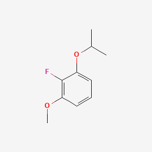 molecular formula C10H13FO2 B15380989 2-Fluoro-1-isopropoxy-3-methoxybenzene 