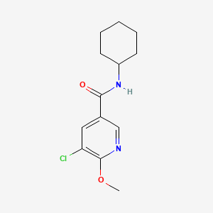 5-Chloro-N-cyclohexyl-6-methoxynicotinamide